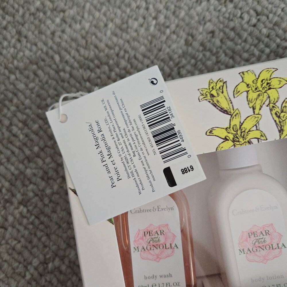 NEW Gift Set Crabtree and Eveyln Lotion Body Bath and Body Shower Gel - Picture 6 of 6